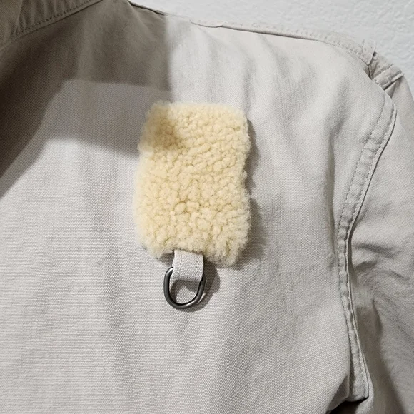 Vintage Ralph Lauren Polo Sport Sportswoman 90s Safari Utility Khaki Jacket sz 6 - Picture 2 of 11